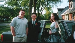 Peggy with Mike and Justin.